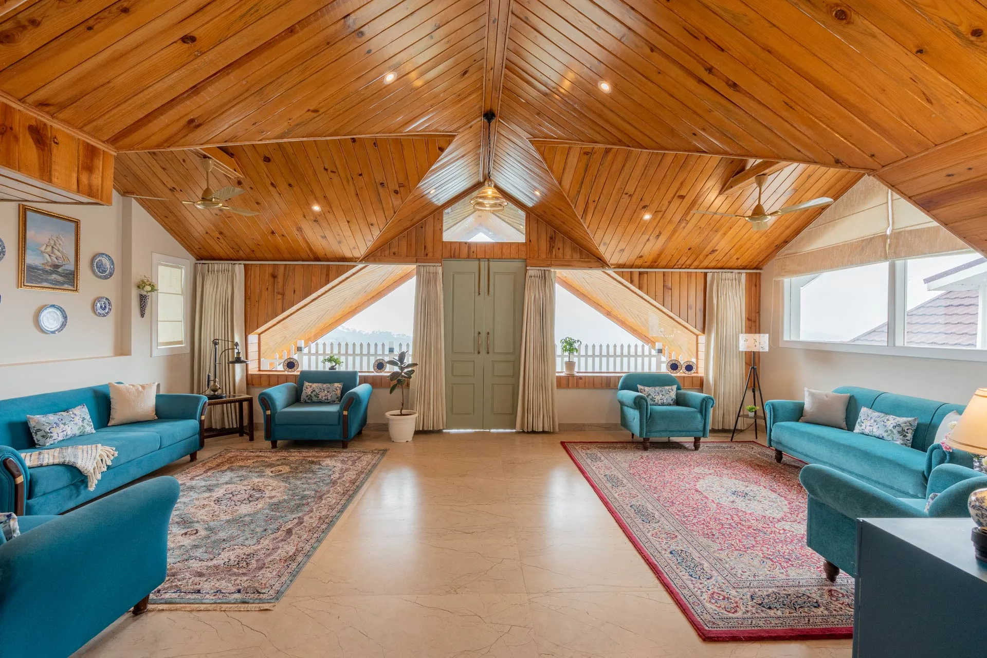 Contemporary luxury villa with natural materials and generous light